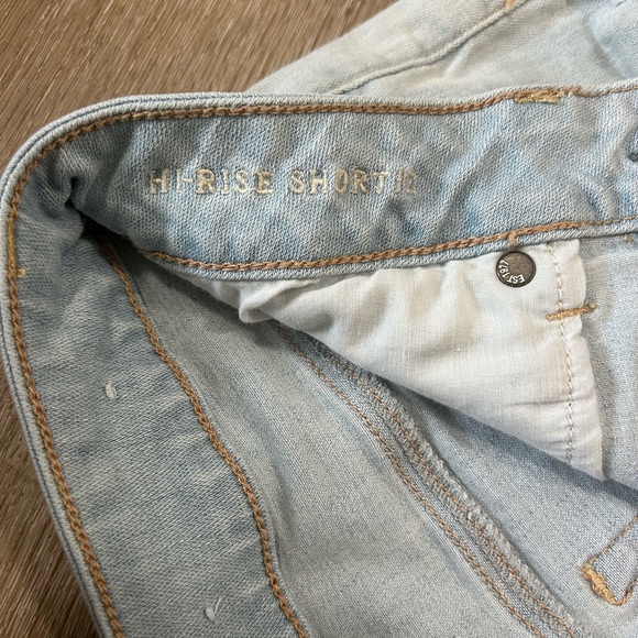 American Eagle High Rise Shortie Jean Shorts - Picture 9 of 13
